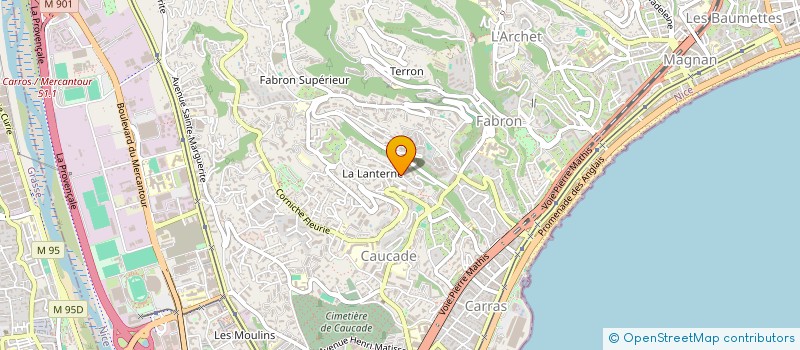 localisation de l'entreprise NCMS à NICE