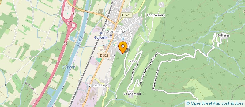 localisation de l'entreprise NCN  GONCELIN