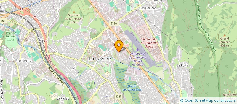 localisation de l'entreprise NCNN  LA RAVOIRE