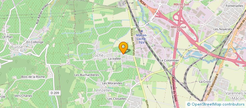 localisation de l'entreprise NCO BAT à MACON