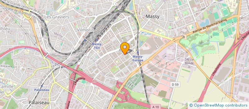 localisation de l'entreprise NCORP à MASSY