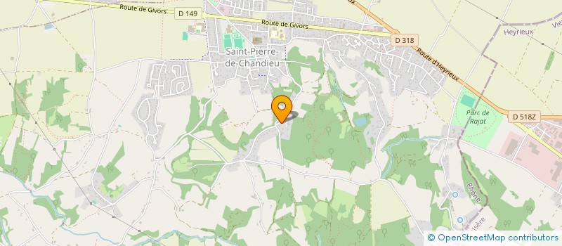 localisation de l'entreprise NCP  SAINT-PIERRE-DE-CHANDIEU
