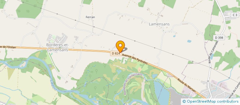 localisation de l'entreprise NCP  BORDERES-ET-LAMENSANS