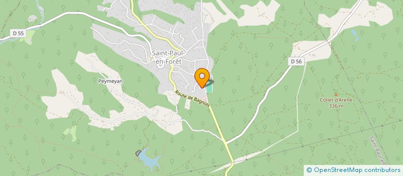 localisation de l'entreprise NCP ASSAINISSEMENT à SAINT-PAUL-EN-FORET