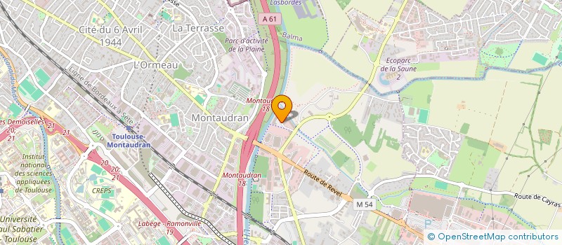 localisation de l'entreprise NCPC à TOULOUSE
