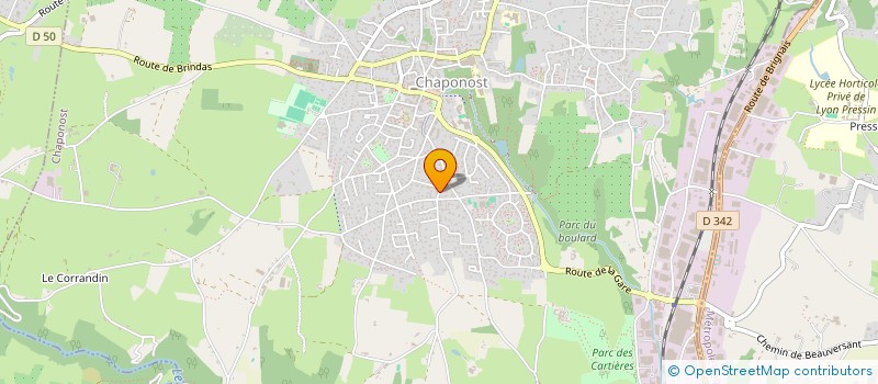 localisation de l'entreprise NCPP  CHAPONOST