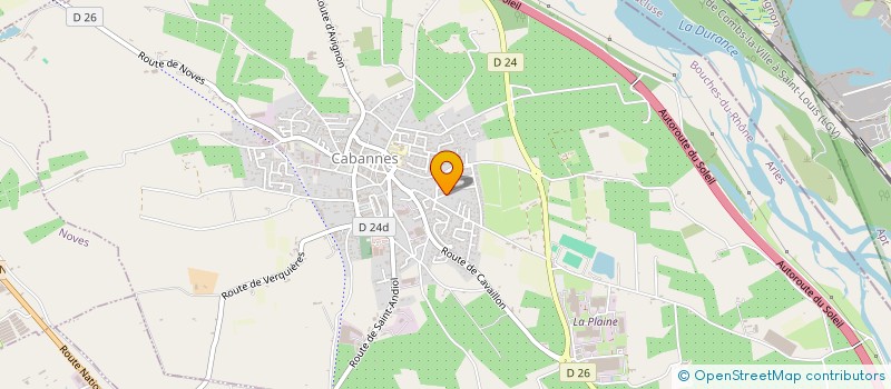 localisation de l'entreprise NCPS  CABANNES