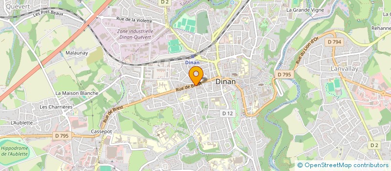 localisation de l'entreprise NCPVQNO  DINAN