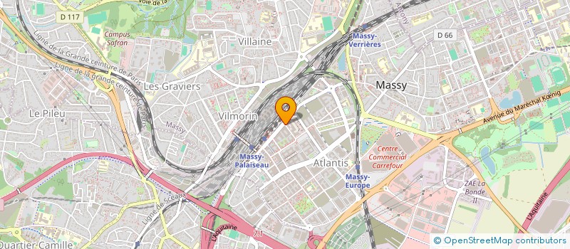 localisation de l'entreprise NCR COMMERCE FRANCE à MASSY