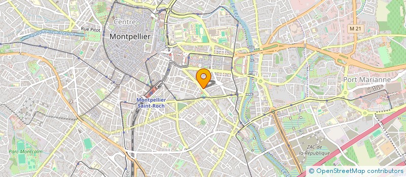 localisation de l'entreprise NCR IMMO à MONTPELLIER