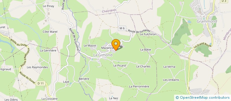 localisation de l'entreprise NCR IMMO  LA GIMOND