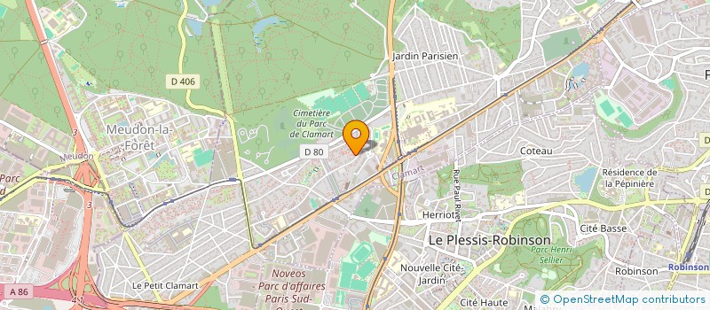 localisation de l'entreprise NCR LIMOUSINES à CLAMART