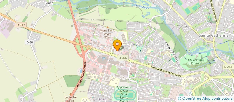localisation de l'entreprise NCS à ARRAS