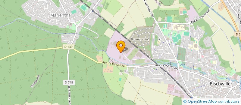 localisation de l'entreprise NCS  BISCHWILLER