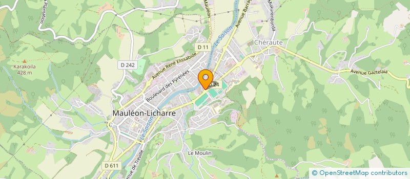 localisation de l'entreprise NCS à MAULEON-LICHARRE