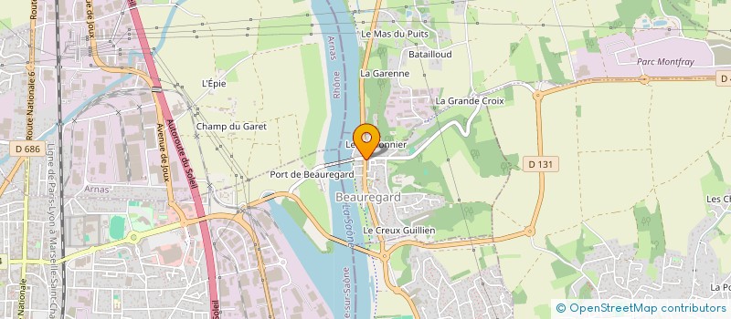 localisation de l'entreprise NCS  BEAUREGARD