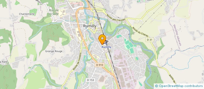 localisation de l'entreprise NCS à RUMILLY