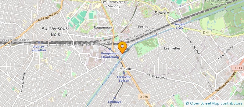 localisation de l'entreprise NCS BAT à SEVRAN