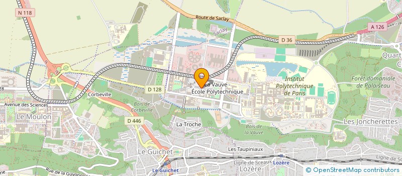 localisation de l'entreprise NCS NOVATEL CONSULTING SERVICES à PALAISEAU