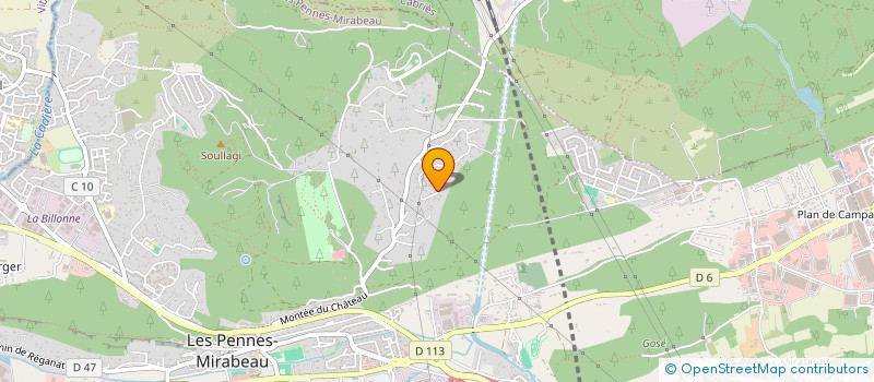localisation de l'entreprise NCSI à LES PENNES-MIRABEAU