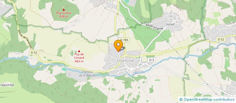 localisation de l'entreprise NCSL à CHANONAT
