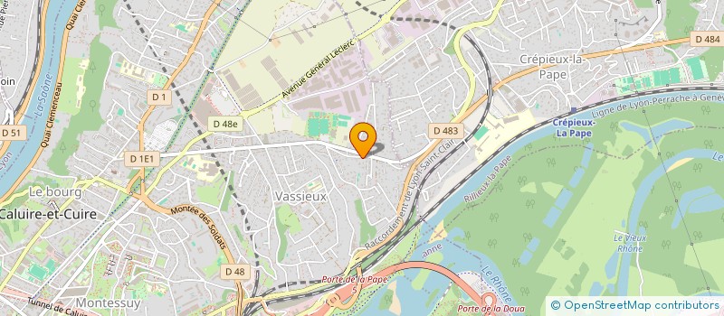 localisation de l'entreprise NCSV  CALUIRE-ET-CUIRE