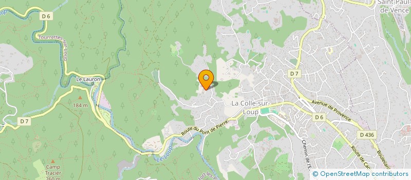 localisation de l'entreprise NCT  LA COLLE-SUR-LOUP