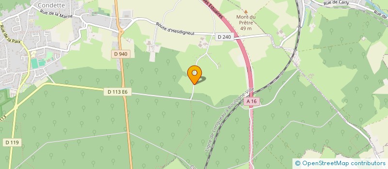 localisation de l'entreprise NCT FINANCE  CONDETTE