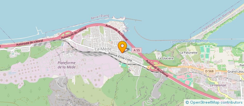 localisation de l'entreprise NCTA RENOVATION à CHATEAUNEUF-LES-MARTIGUES