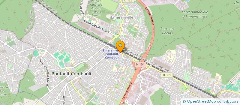 localisation de l'entreprise NCV ARTS à PONTAULT COMBAULT