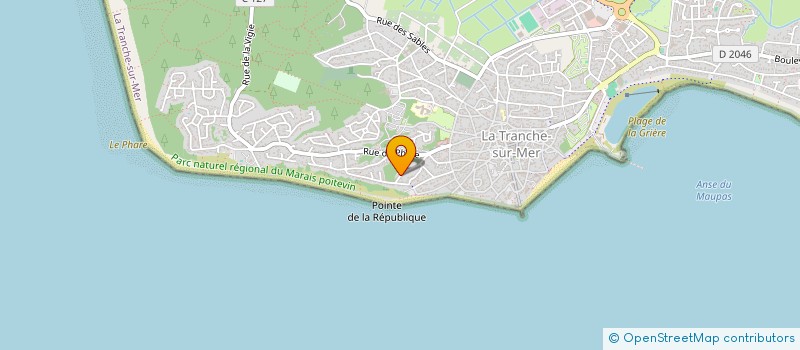 localisation de l'entreprise NCVA ROBERT à LA TRANCHE-SUR-MER