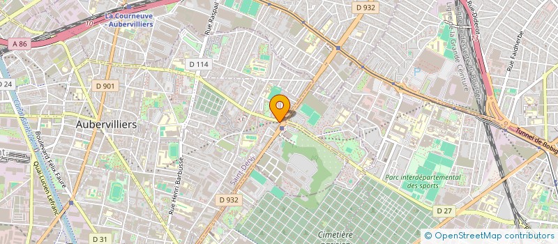 localisation de l'entreprise ND  AUBERVILLIERS