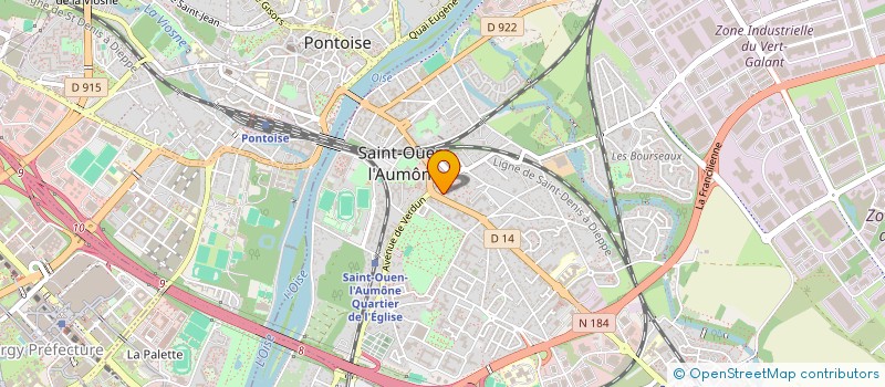 localisation de l'entreprise ND à SAINT-OUEN-L'AUMONE
