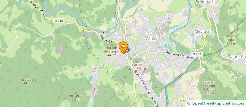 localisation de l'entreprise ND  ARUDY