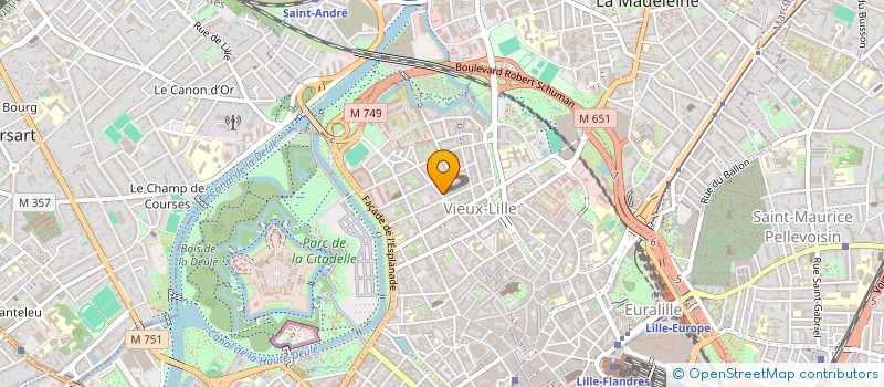 localisation de l'entreprise ND AGENCEMENTS à LILLE