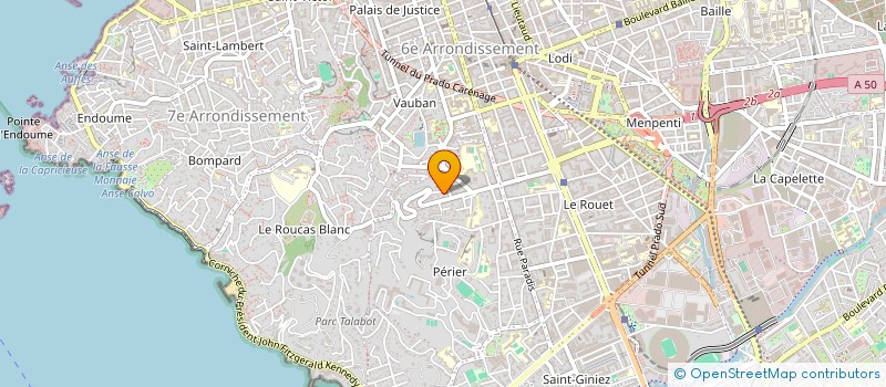 localisation de l'entreprise ND AGENCY à MARSEILLE