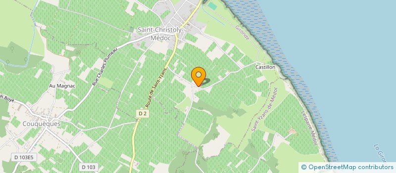 localisation de l'entreprise ND ANIMATIONS  SAINT-CHRISTOLY-MEDOC