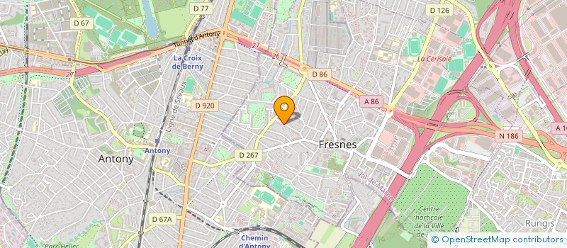 localisation de l'entreprise ND & ASSOCIES  FRESNES