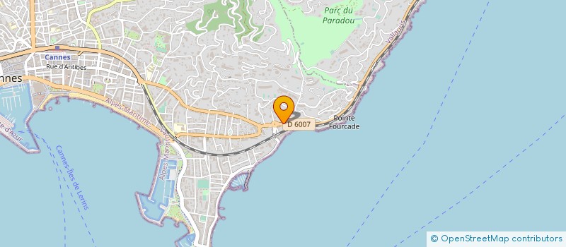localisation de l'entreprise ND BEAUTY LUXE à CANNES