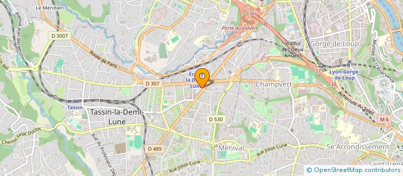 localisation de l'entreprise ND BELLECOMBE BAJJA  TASSIN-LA-DEMI-LUNE