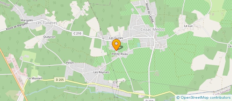 localisation de l'entreprise ND BIBILY à CISSAC-MEDOC