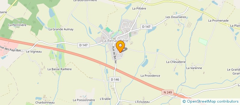 localisation de l'entreprise ND BOIS & METAL à BEAUPREAU-EN-MAUGES