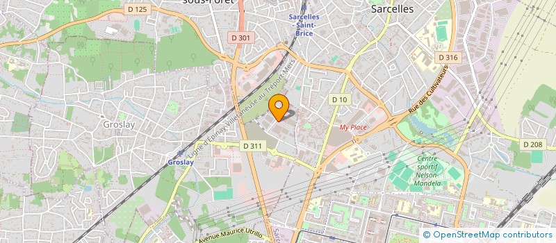 localisation de l'entreprise ND CAPITAL HOLDING  GROSLAY