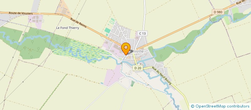 localisation de l'entreprise ND CHAUFFAGE  BETHENIVILLE