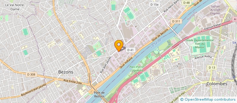 localisation de l'entreprise ND & CO à BEZONS