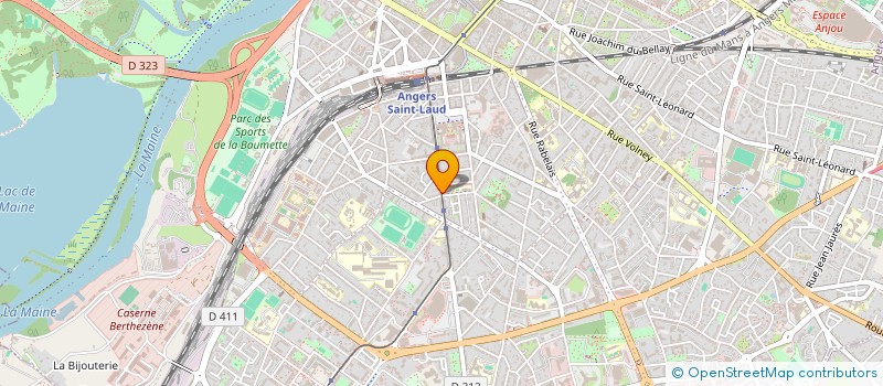 localisation de l'entreprise ND COLLOT à ANGERS