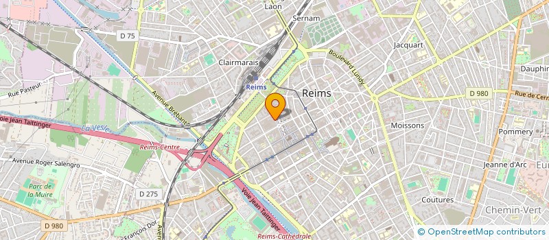 localisation de l'entreprise ND CONCEPT  REIMS