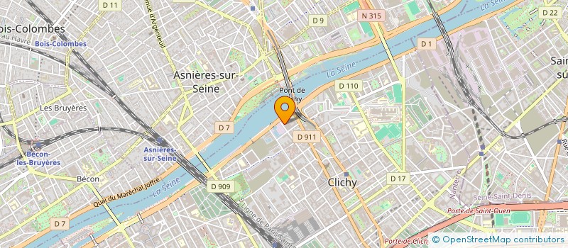 localisation de l'entreprise ND CONSEILS à CLICHY