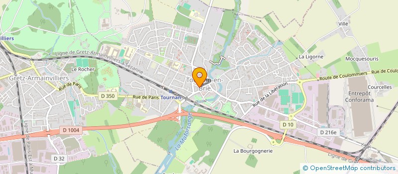 localisation de l'entreprise ND DENTAL  TOURNAN-EN-BRIE