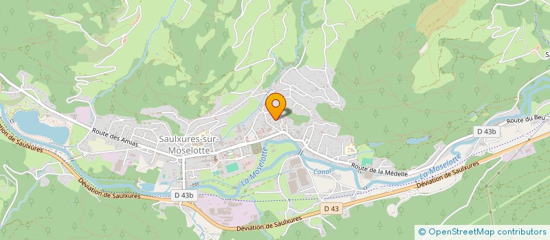 localisation de l'entreprise ND EXPERTISES  SAULXURES-SUR-MOSELOTTE